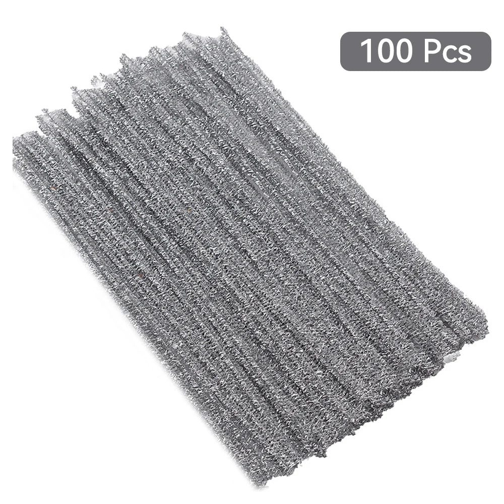 CraftyPipes Chenille Stem Set – 40/100 Pcs Colorful Pipe Cleaners