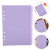 ProTab A5 Binder Dividers - 6 Pcs Plastic Protectors