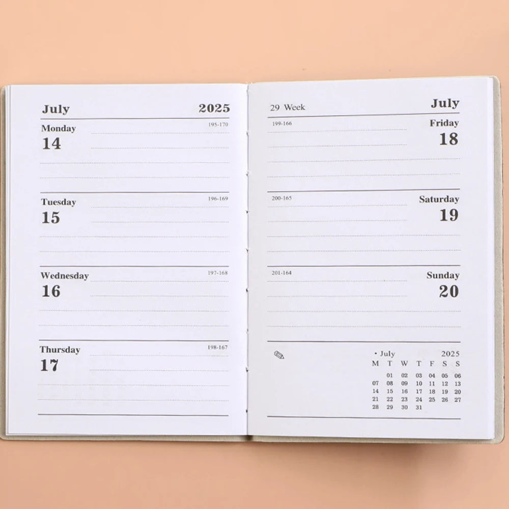 365 Days A7 Colorful Pocket Diary