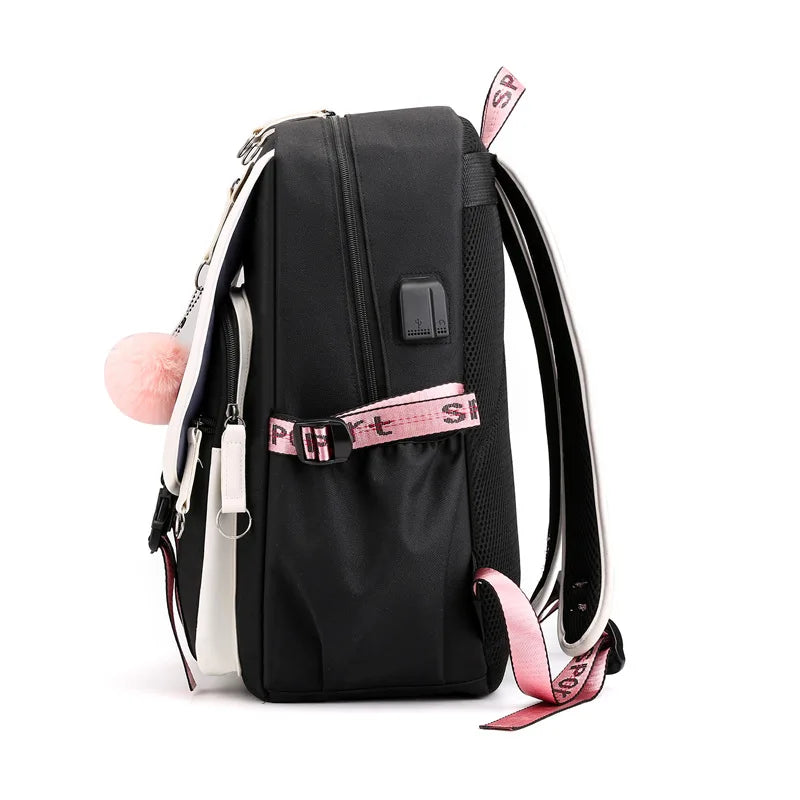 MINISO Kuromi Backpack for Girls