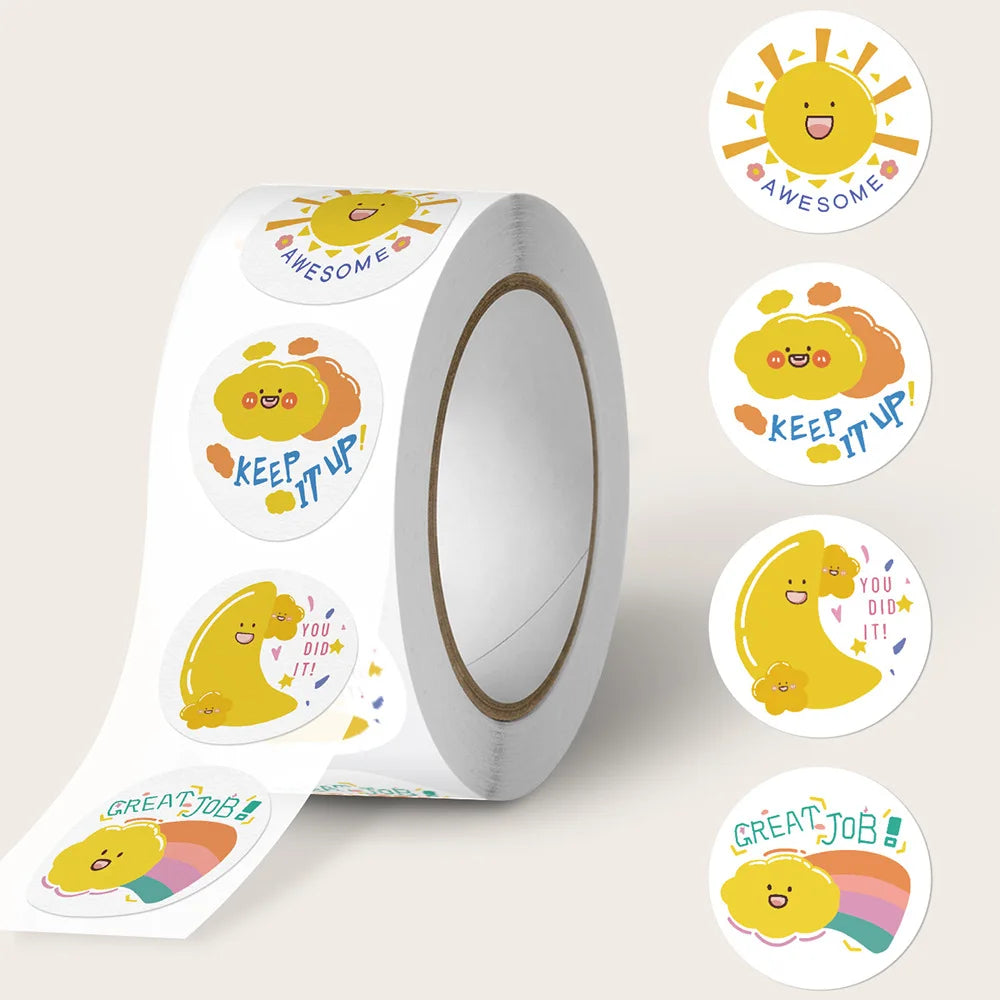 Charming Recognition Sticker Roll