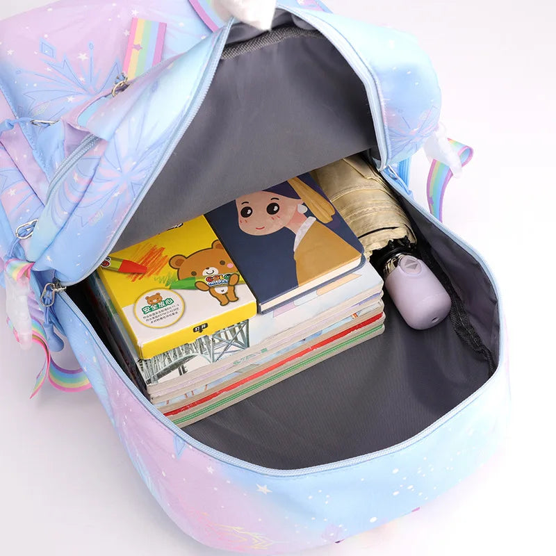 Multi-Pocket Lightweight School Bag