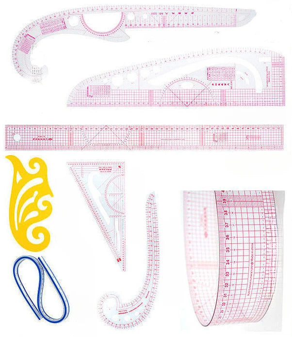 Precision Craft Sewing Pattern Geometry Ruler