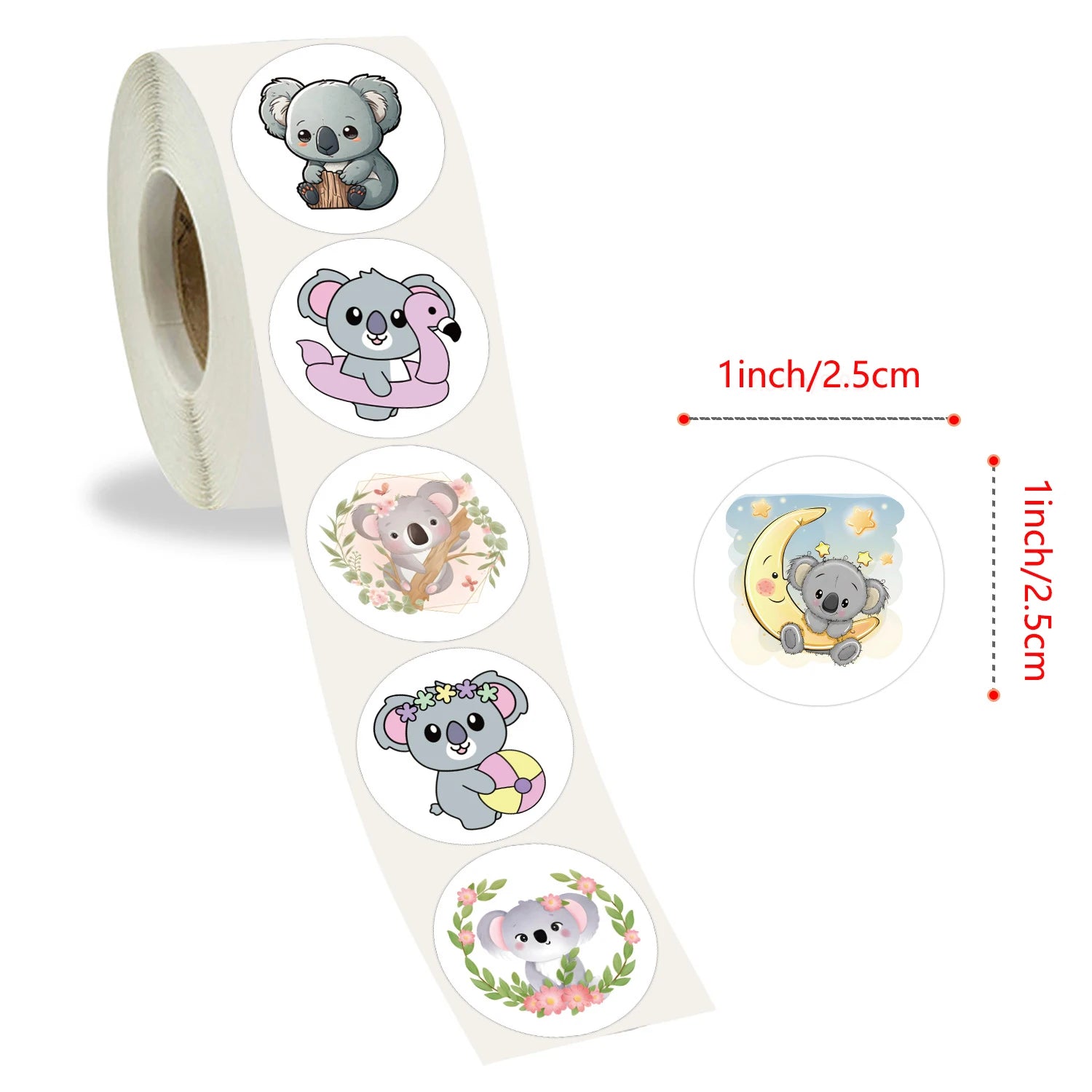 Koala Delight Sealing Stickers - 100-500 Pcs