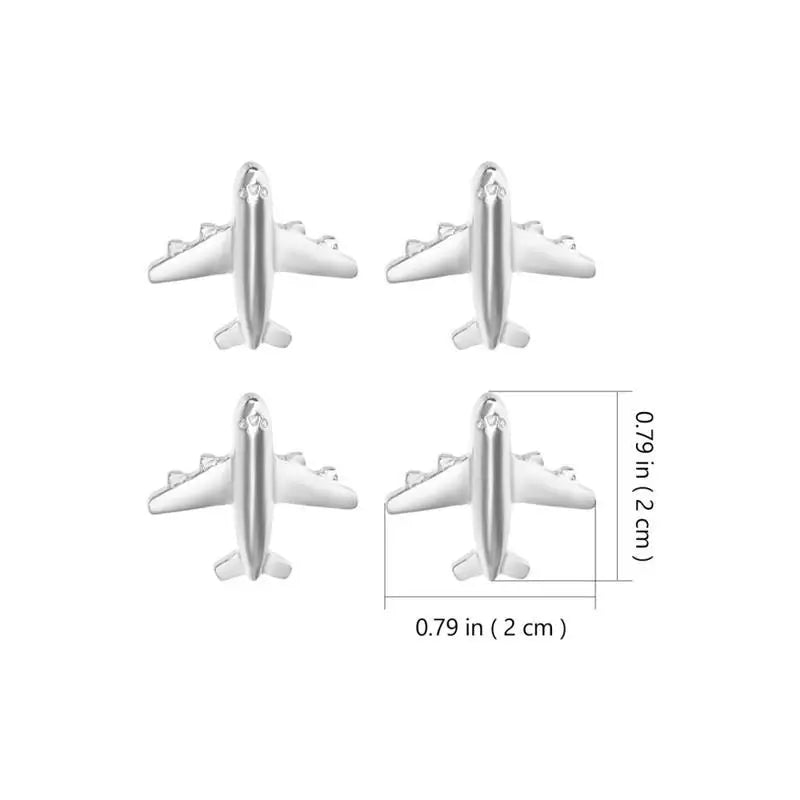 SkyHigh Chic: Airplane Metal Push Pins