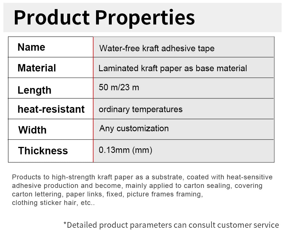 Eco-Friendly Kraft Paper Packing Tape