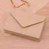 20PCS Mini Blank Kraft Window Envelopes