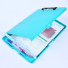 A4 Plastic Storage Clipboard File box case