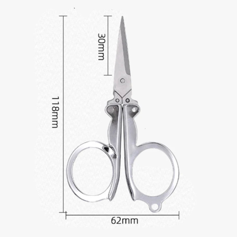 Stainless Steel Foldable Scissors Set