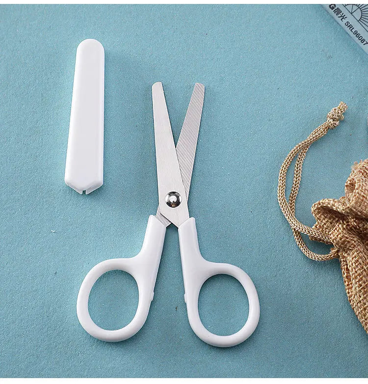 HARKO Stainless Steel Small Safety Scissors with Protective Sleeve