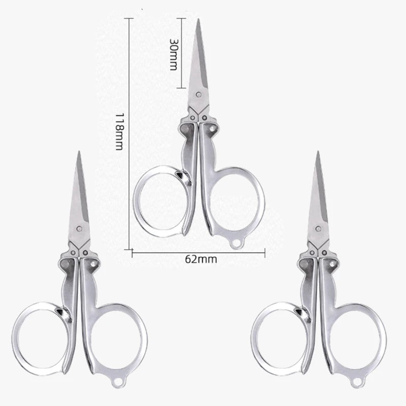 Stainless Steel Foldable Scissors Set