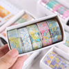 Floral Elegance: 5-Roll Washi Tape Collection