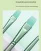 Beginner's Watercolor Brush Set - 4/6 Pcs Pointed Round Flat Head Nylon Hair