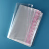 100 Pcs Clear Poly Plastic Self-Seal Bags for Treats and Gifts