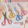 Kawaii Cartoon Safety Scissors with Protective Cover