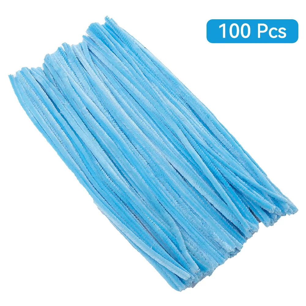 CraftyPipes Chenille Stem Set – 40/100 Pcs Colorful Pipe Cleaners