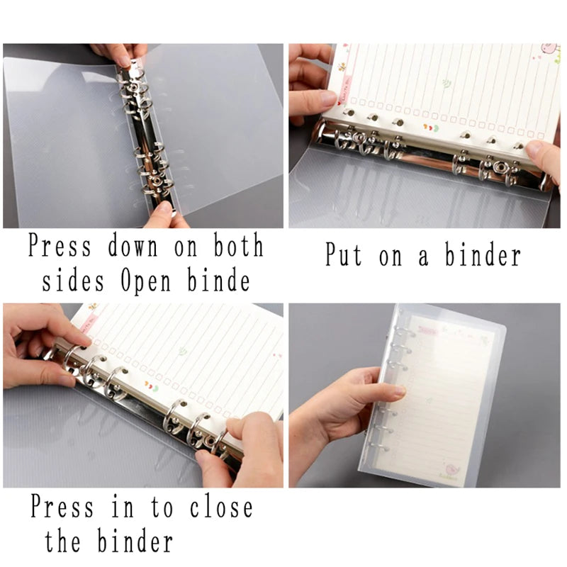 Creative Transparent Twill PP Binder