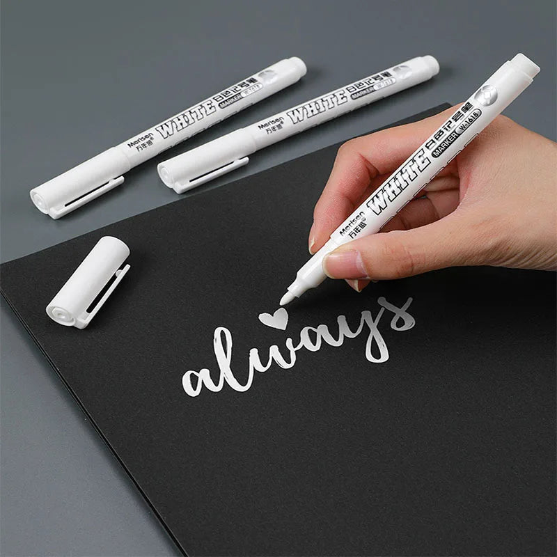 10PCS White Permanent Marker Paint Pens