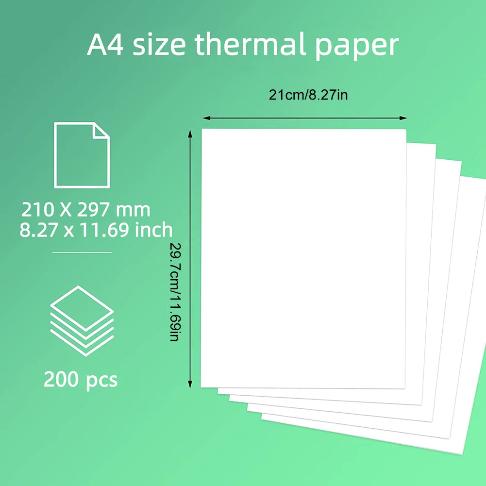 A4 Thermal Printing Paper ,(100/200) sheets