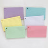 50pcs Binder Horizontal Line Memo Cards