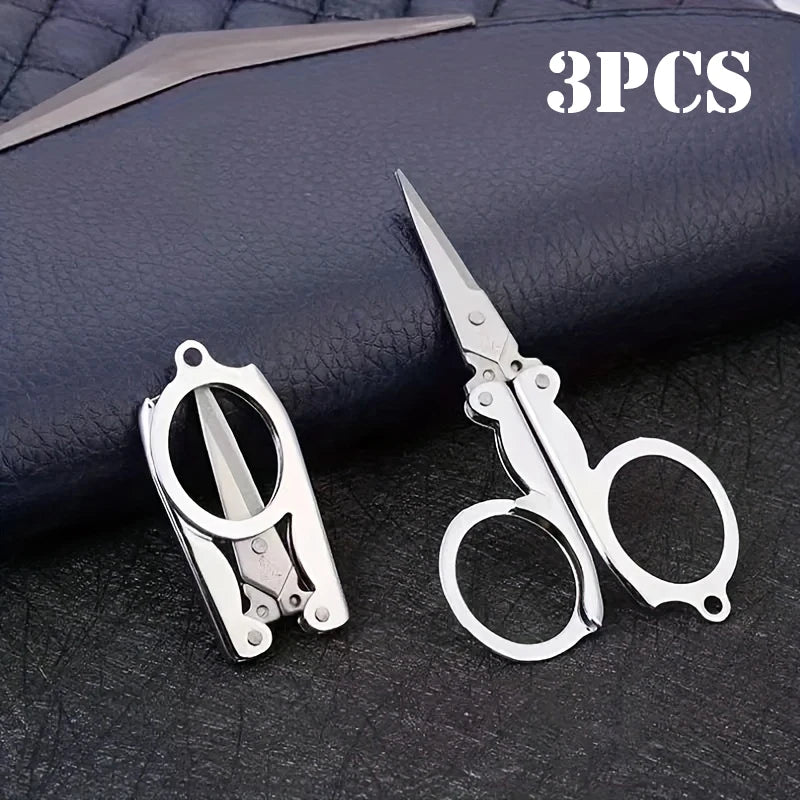 Stainless Steel Foldable Scissors Set