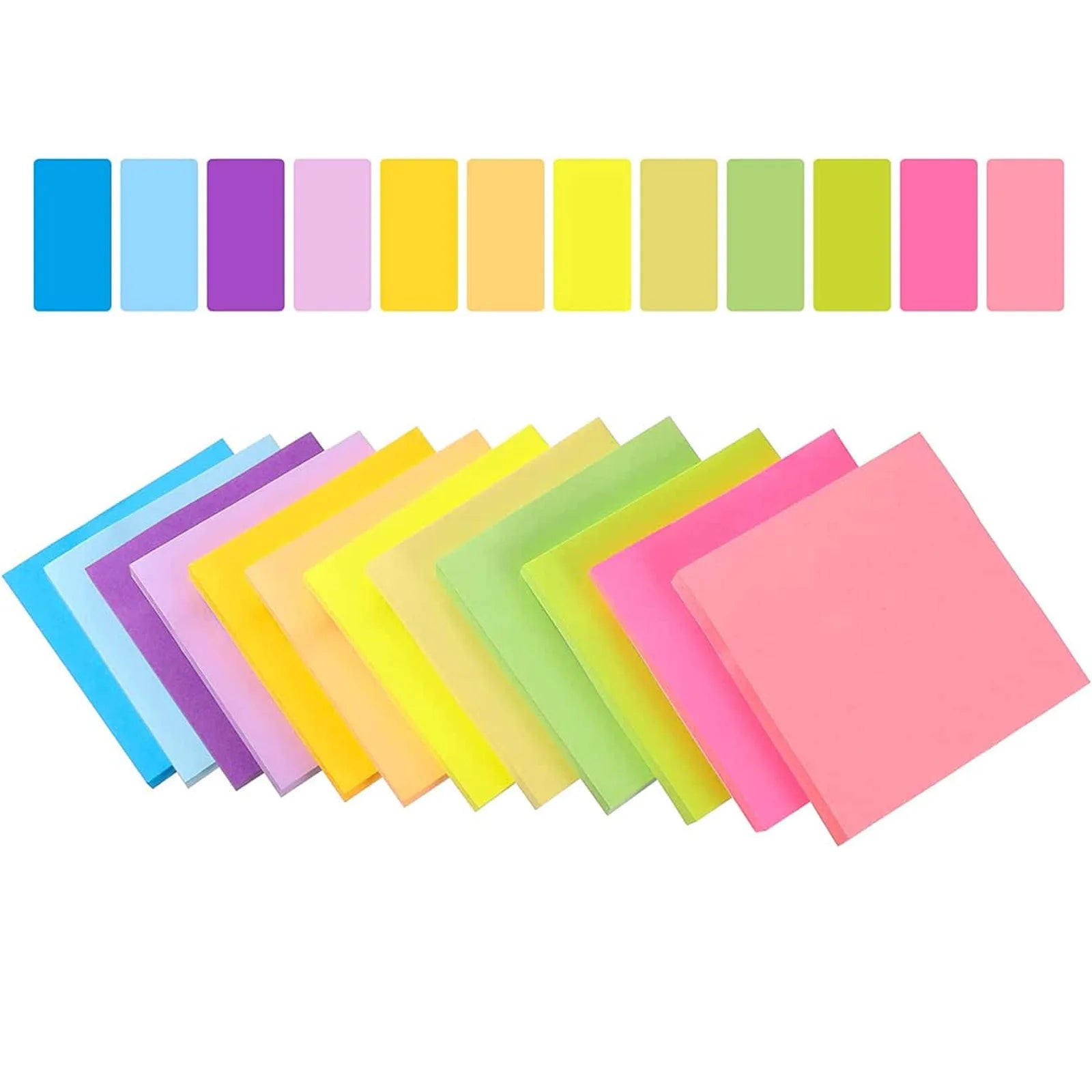 6pcs Fluorescent Sticky Notes