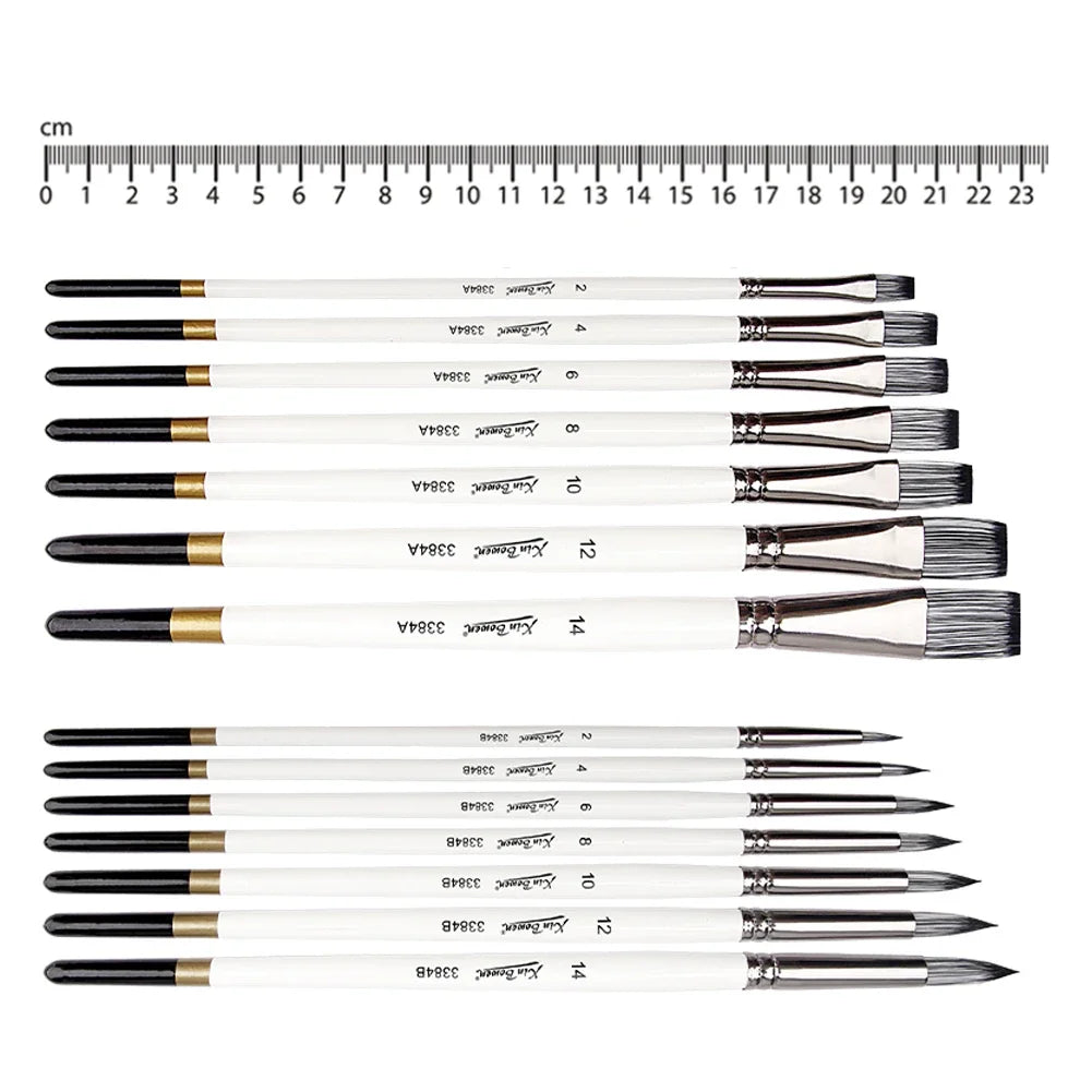 Pure Carbon Professional Artist Brush Set