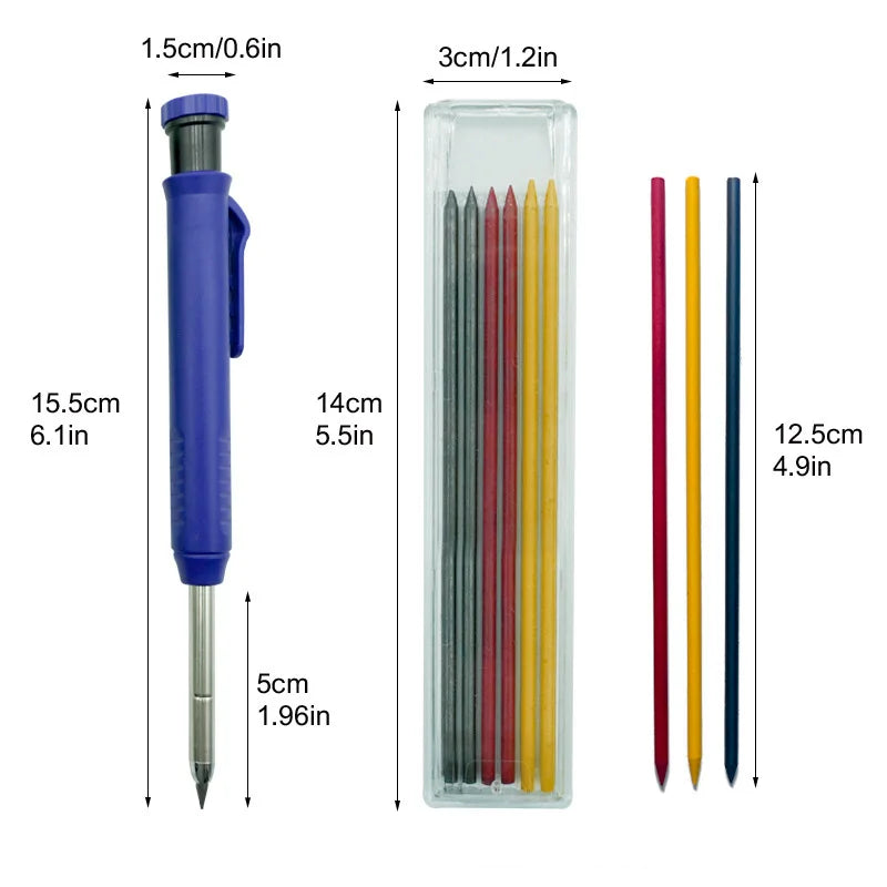 PrecisionPro Solid Carpenter Mechanical Pencil for Woodworking