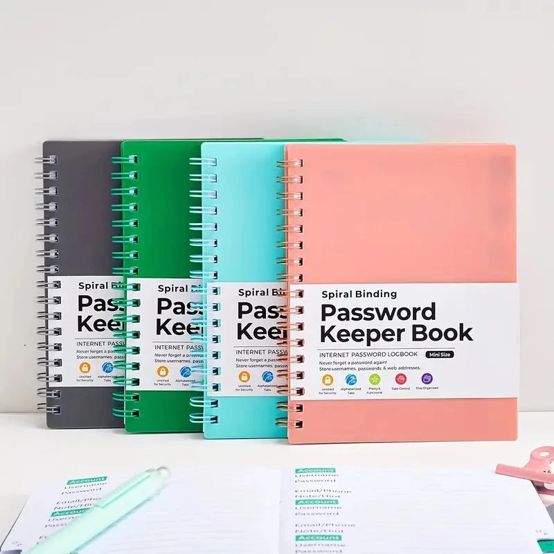 MINI Spiral Password Keeper Book