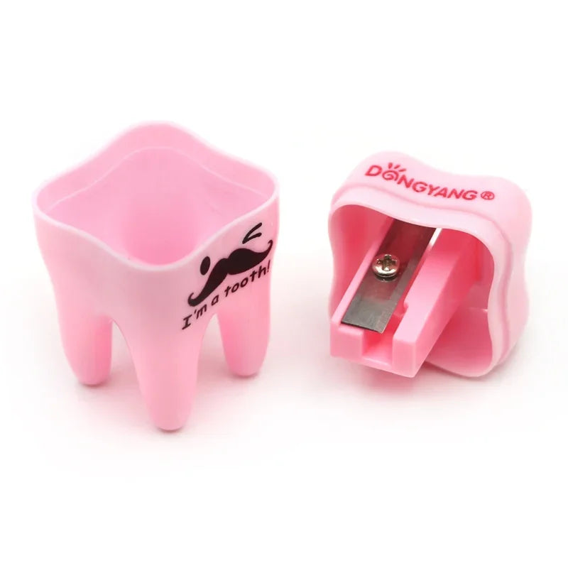 Creative Tooth-Shaped Pencil Sharpener