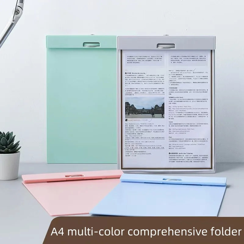 Multifunctional A4 Plastic Plate Clip & Writing Board