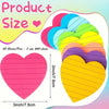 8 Colors Heart-Shaped Sticky Notes