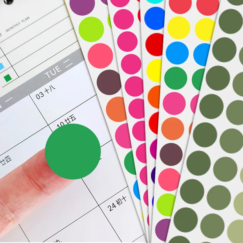 Mr. Paper Color Dot Stickers