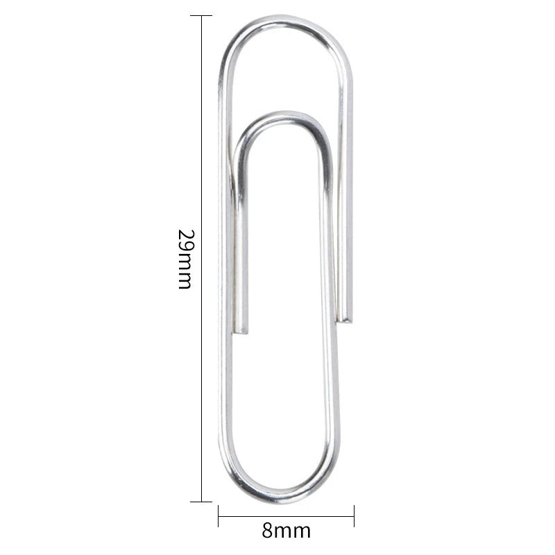 50/100/200PCS Metal Paper Clips