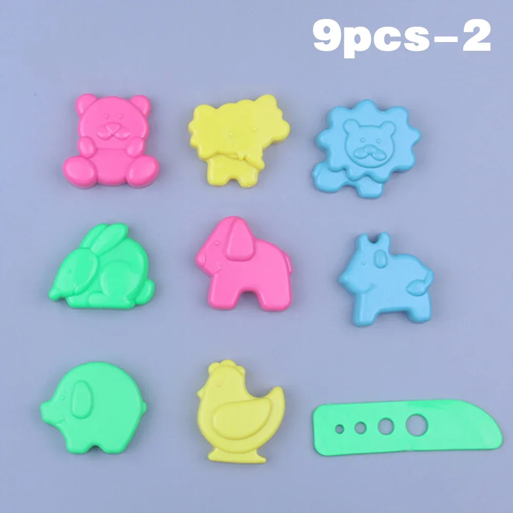 ClayPlay Creativity Set – 8/9 Pcs Colorful DIY Clay Tools