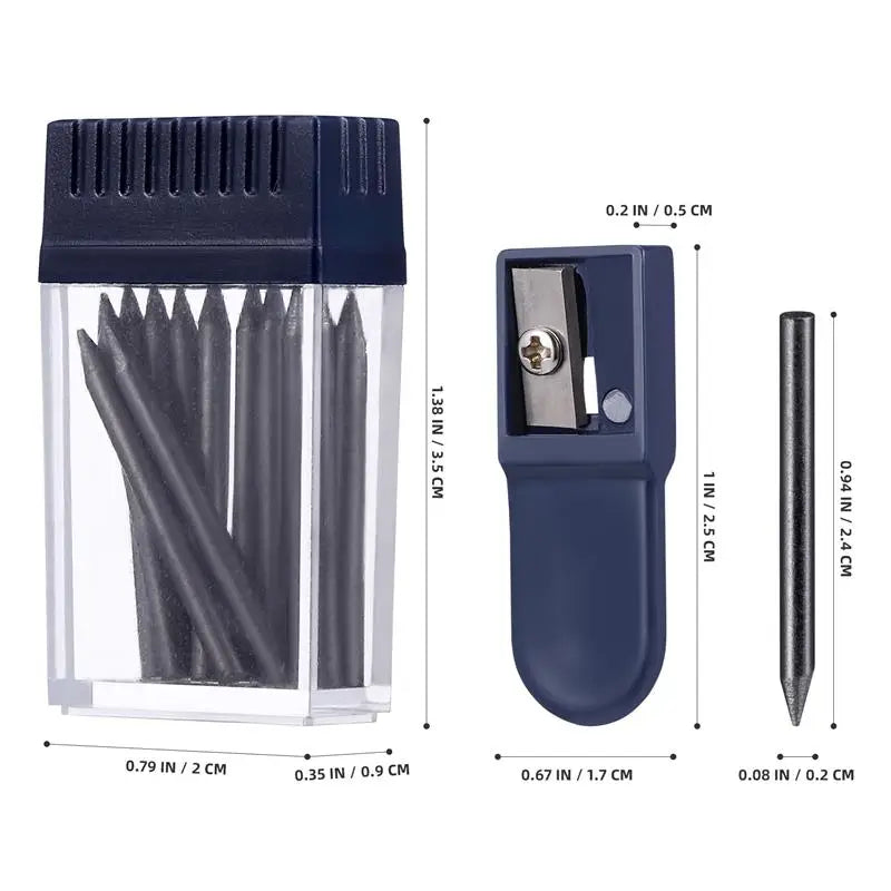 Compass Lead Refills and Sharpener Kit