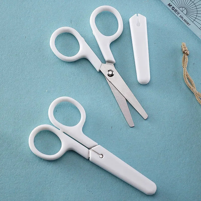 HARKO Stainless Steel Small Safety Scissors with Protective Sleeve