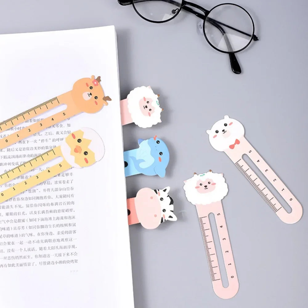 Whimsical Wonders 100-Piece Animal Bookmark & Ruler Set