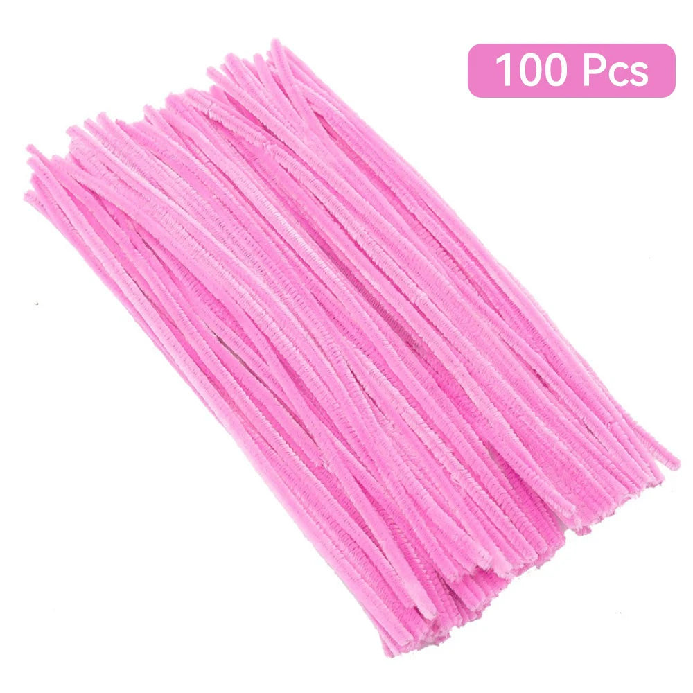 CraftyPipes Chenille Stem Set – 40/100 Pcs Colorful Pipe Cleaners