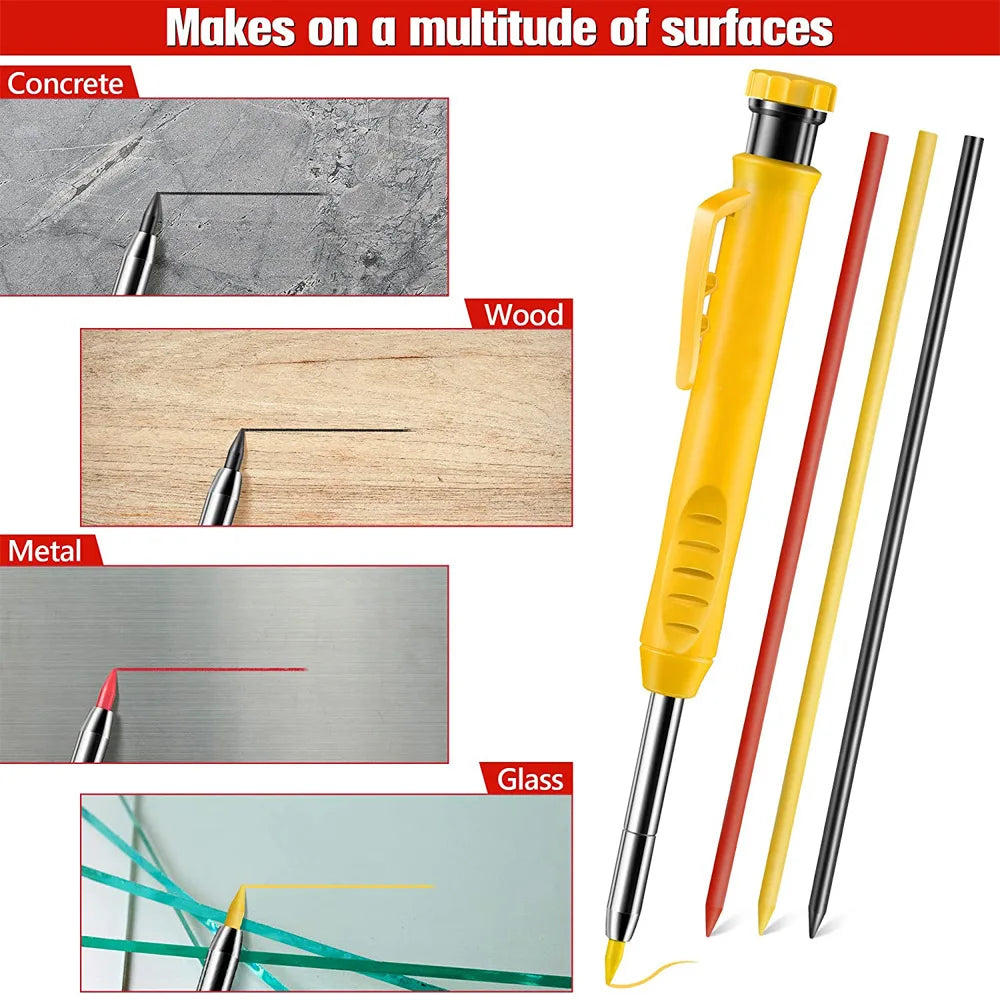 PrecisionPro Solid Carpenter Mechanical Pencil for Woodworking