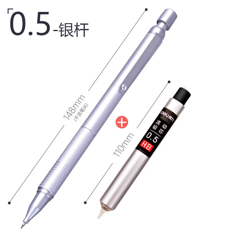 Precision Metal Low Center of Gravity Automatic Pencil – 0.5mm & 0.7mm