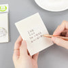 50pcs Transparent Sticky NotesStickers Planner Notepad