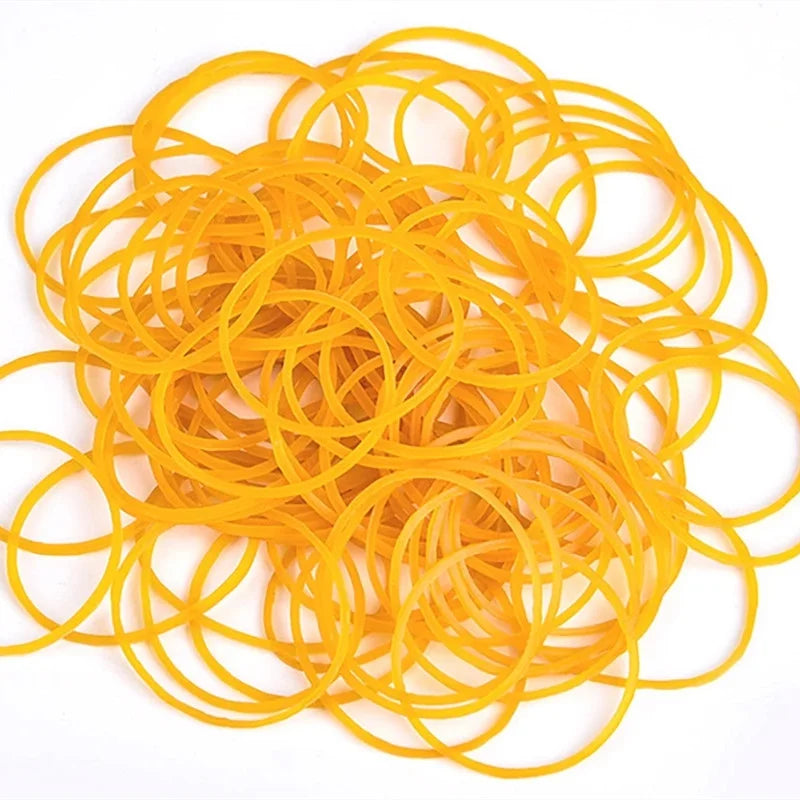 500pc Stretchable Elastic Rubber Bands - Various Sizes