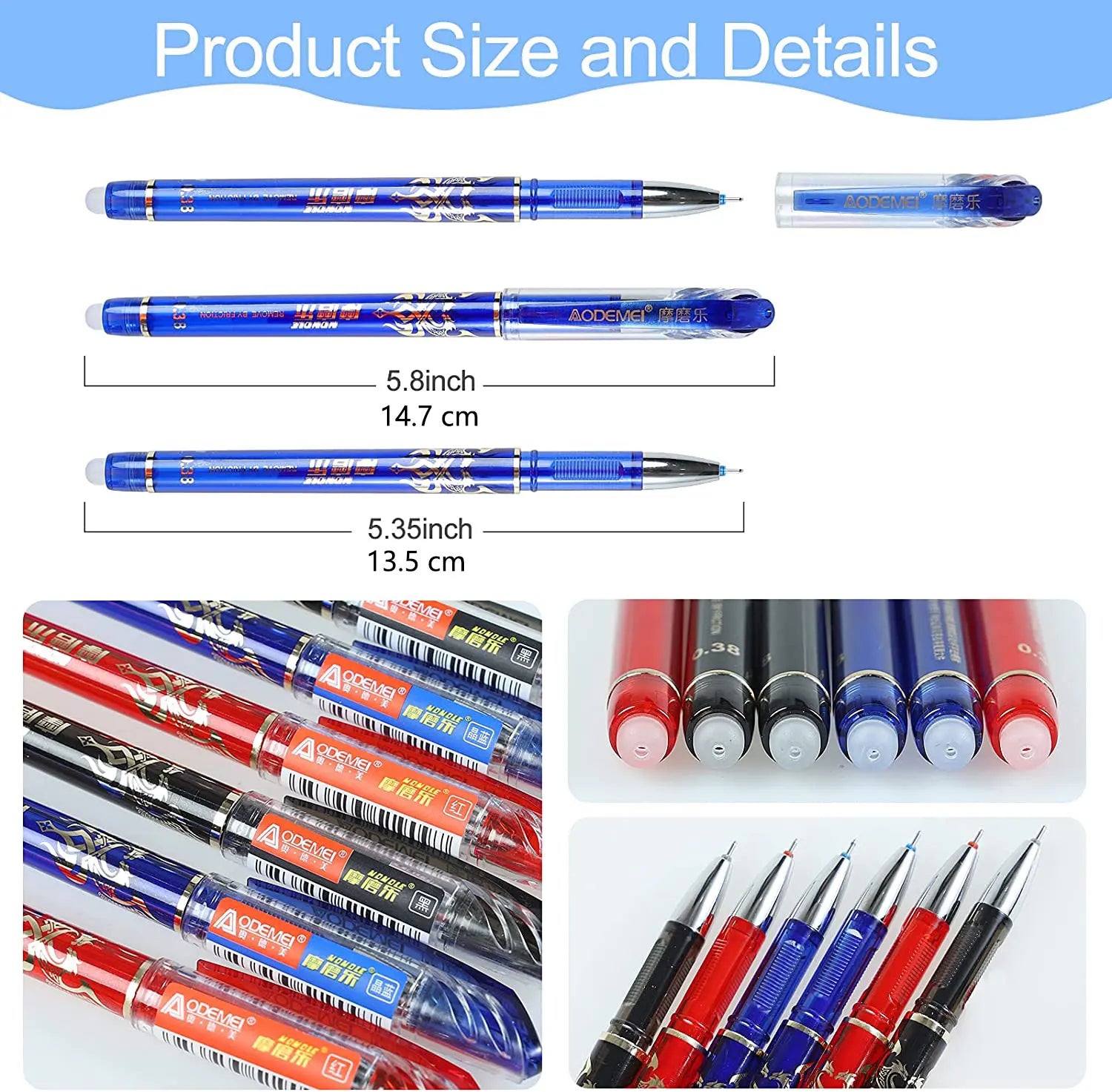 Erasable Gel Pen Set