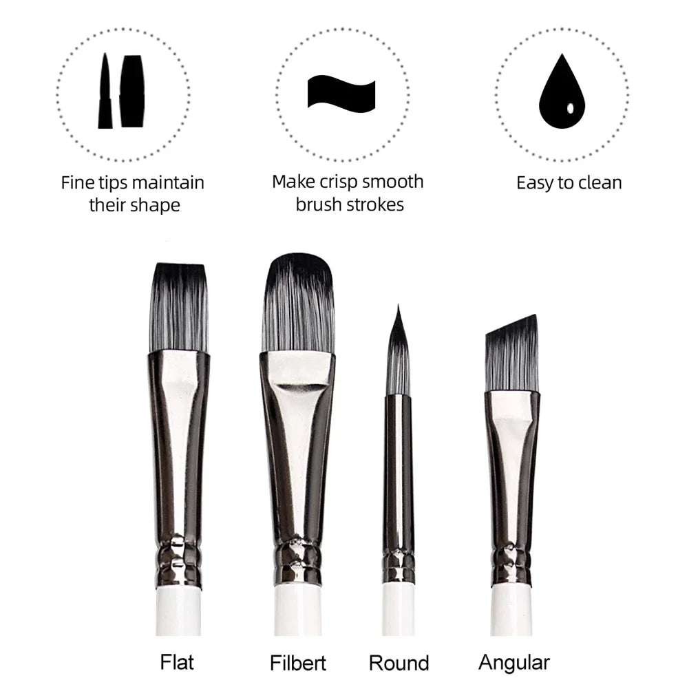 Pure Carbon Professional Artist Brush Set