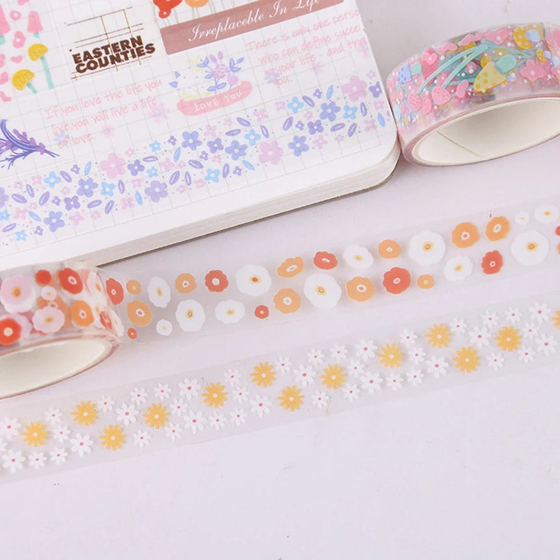 Floral Elegance: 5-Roll Washi Tape Collection