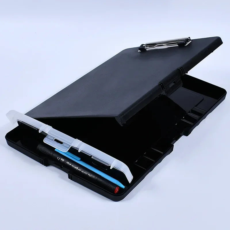 A4 Plastic Storage Clipboard File box case