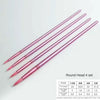 Beginner's Watercolor Brush Set - 4/6 Pcs Pointed Round Flat Head Nylon Hair