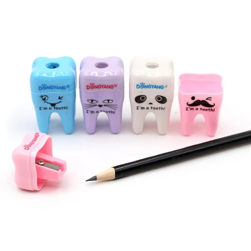 Creative Tooth-Shaped Pencil Sharpener