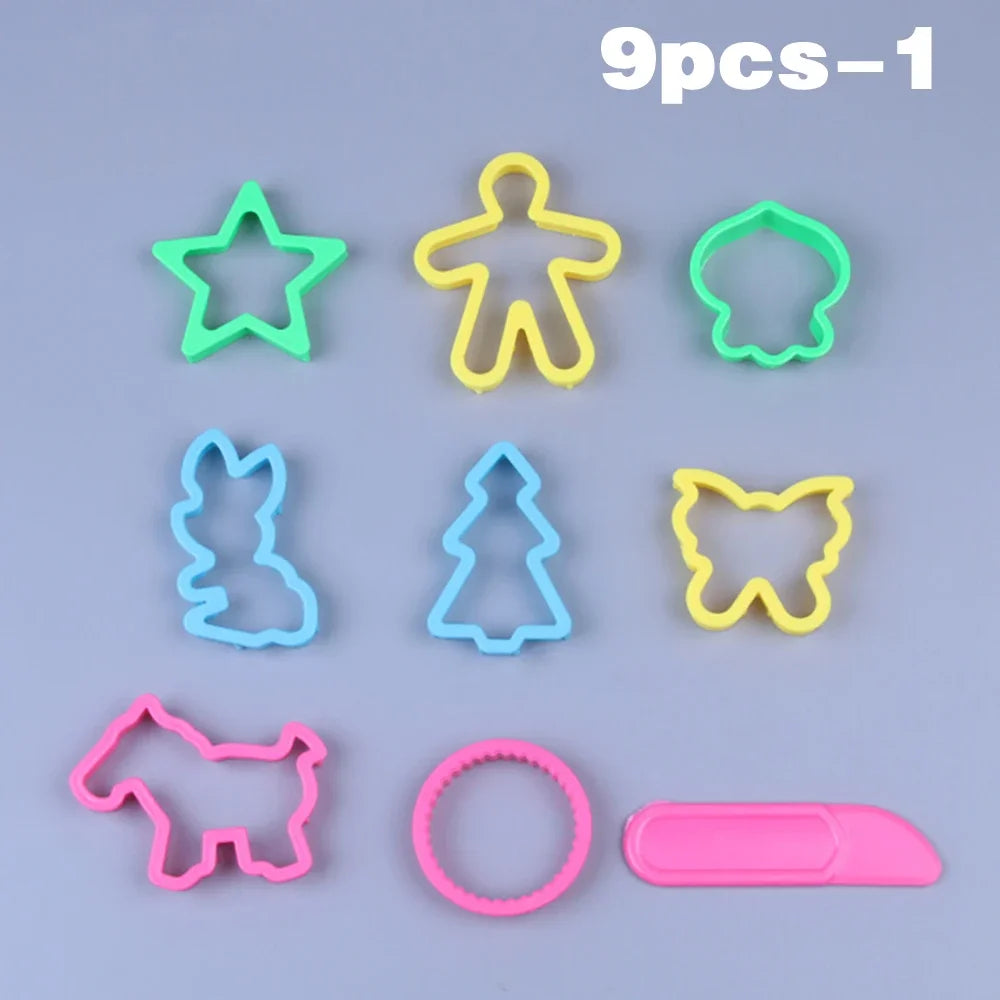 ClayPlay Creativity Set – 8/9 Pcs Colorful DIY Clay Tools